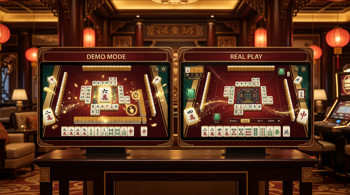 demo mahjong vs real
